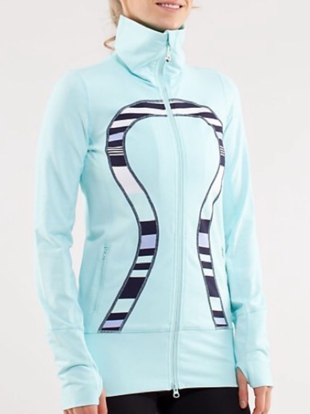 LULULEMON In Stride Jacket W4172S Pockets Thumbholes Size 2
